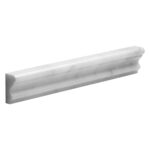 White Lux Marble Moulding Andorra 5X30,5X2,5 cm - Andorra 2X12X1"