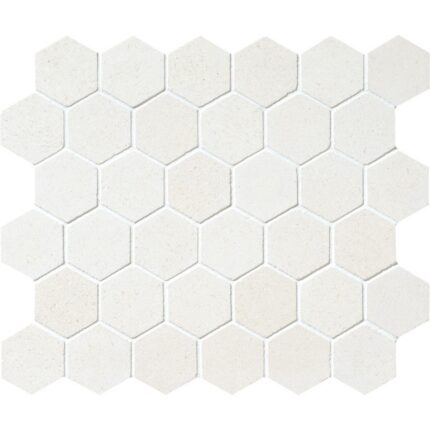 Limestone Mosaic Hexagon 5 cm - Hexagon 2"