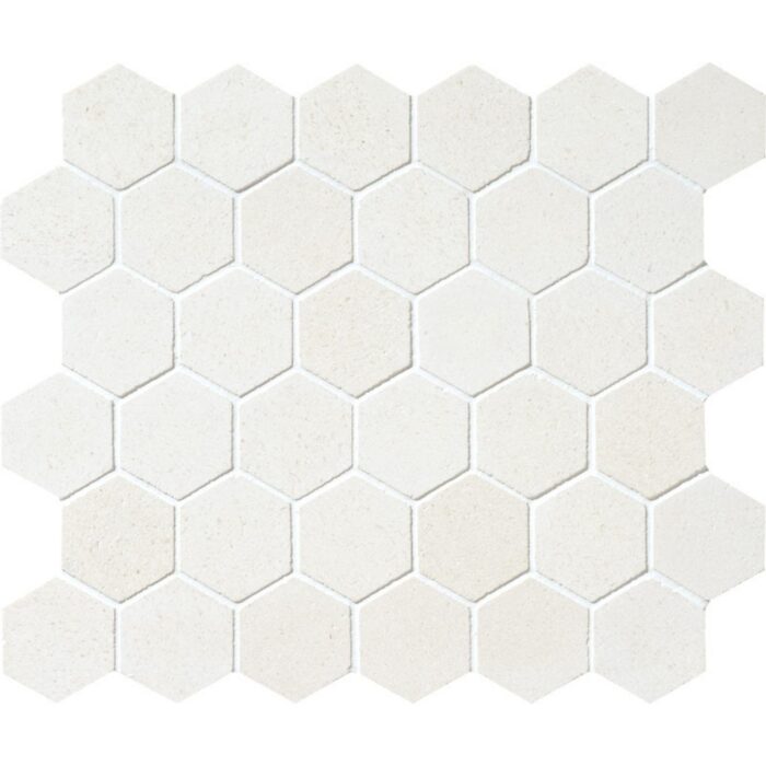 Limestone Mosaic Hexagon 5 cm - Hexagon 2"