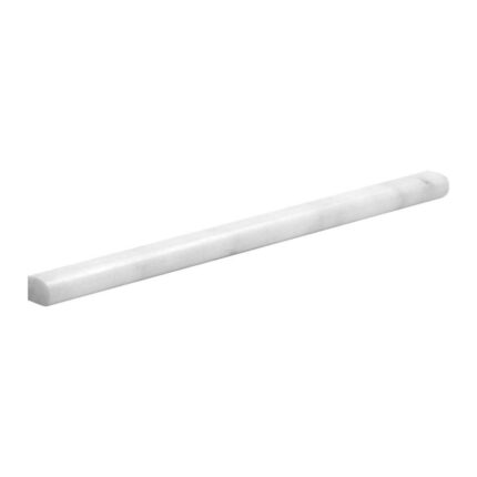 White Lux Marble Moulding Pencil 1,2X30,5X1,8 cm - Pencil 1/2X12X3/4"