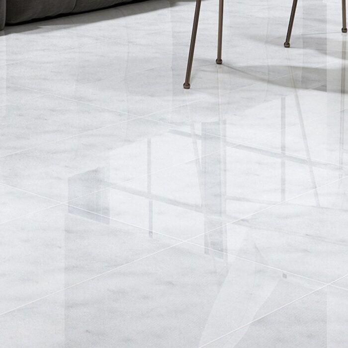 White Lux Marble Tiles 30,5X61X1 cm - 12X24X3/8"