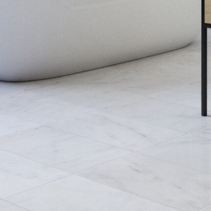 White Lux Marble Tiles 30,5X61X1 cm - 12X24X3/8"