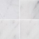 White Lux Marble Tiles 20X20X1 cm - 8X8X3/8"