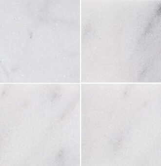 White Lux Marble Tiles 20X20X1 cm - 8X8X3/8"