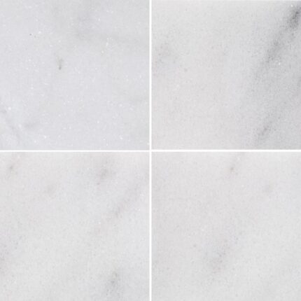 White Lux Marble Tiles 20X20X1 cm - 8X8X3/8"