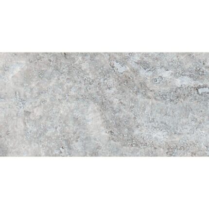 Silver Travertine Tiles 30,5X61X1,2 cm - 12X24X1/2"