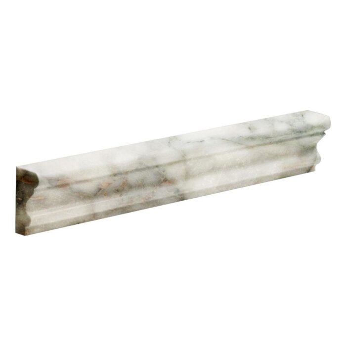 Calacatta Green Marble Moulding Andorra 5X30,5X2,5 cm - Andorra 2X12X1"