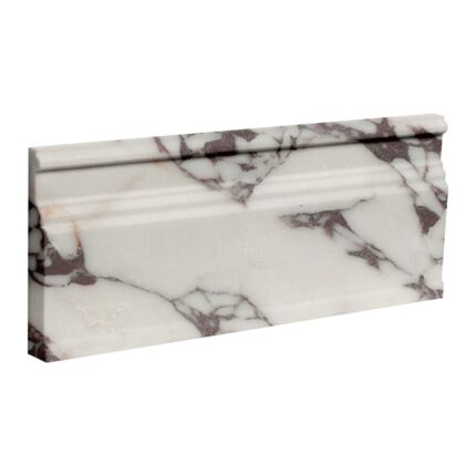 Calacatta Viola Marble Moulding Base 12,7X30,5X2,5 cm - Base 5X12X1"