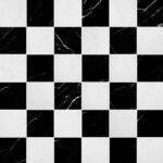 Dolomiti Blanc&Black Marble Mosaic 5X5X1 cm – 2X2X3/8″