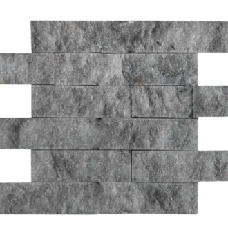 Silver Travertine Tiles 10Xbsx1,5 cm - 4Xflx5/8"