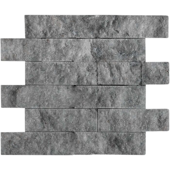 Silver Travertine Tiles 10Xbsx1,5 cm - 4Xflx5/8"