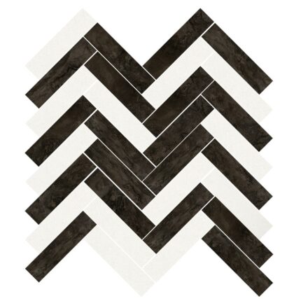 Limestone&Narcisse Limestone Mosaic Herringbone 1,5X7,5 cm - Herringbone 5/8X3"