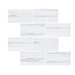 Dolomiti Gray Marble Tiles 7,5X15,2X1 cm