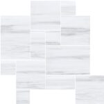 Dolomiti Gray Marble Tiles Ver.Patx1 cm - Ver.Patx3/8"