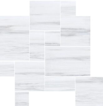 Dolomiti Gray Marble Tiles Ver.Patx1 cm - Ver.Patx3/8"