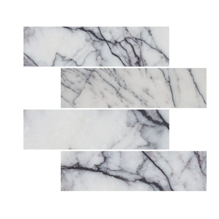 Lilac Marble Tiles 7,5X30,5X1 cm