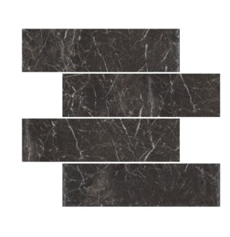 Olive Black Marble Tiles 7,5X30,5X1,2 cm