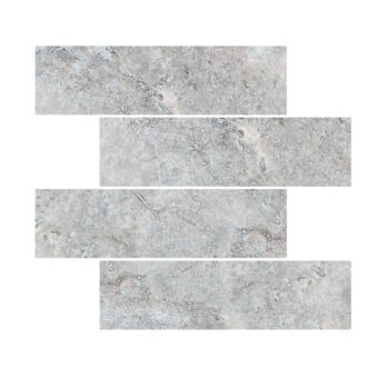 Silver Travertine Tiles 7,5X30,5X1 cm