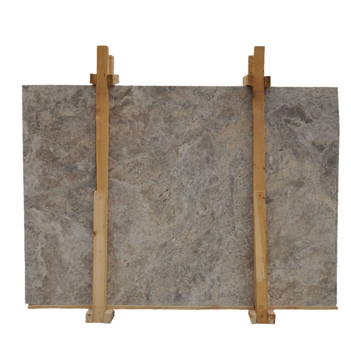 Silver Travertine Slab Slab 2