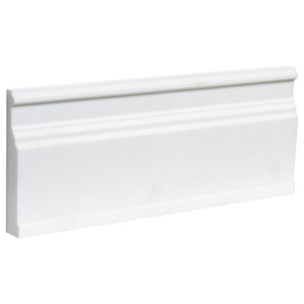 Dolomiti Blanc Marble Moulding Base 12,7X30,5X2,5 cm - Base 5X12X1"