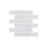 White Lux Marble Tiles 5X20X1 cm