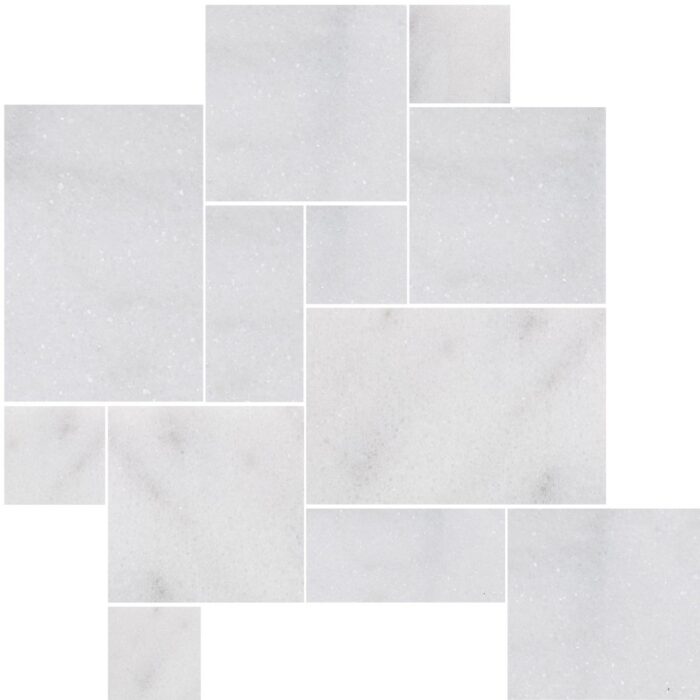 White Lux Marble Tiles Ver.Patx1 cm - Ver.Patx3/8"