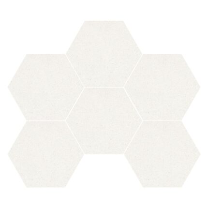 Limestone Mosaic Hexagon 12,7 cm - Hexagon 5"