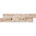 Ivory Travertine Tiles Panel 15,2X61X1,5 cm - Panel 6X24X5/8"