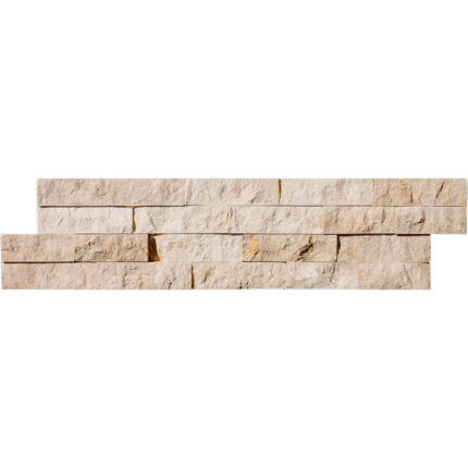 Ivory Travertine Tiles Panel 15,2X61X1,5 cm - Panel 6X24X5/8"