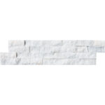 White Lux Marble Tiles Panel 15,2X61X1,5 cm - Panel 6X24X5/8"