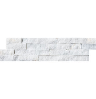 White Lux Marble Tiles Panel 15,2X61X1,5 cm - Panel 6X24X5/8"