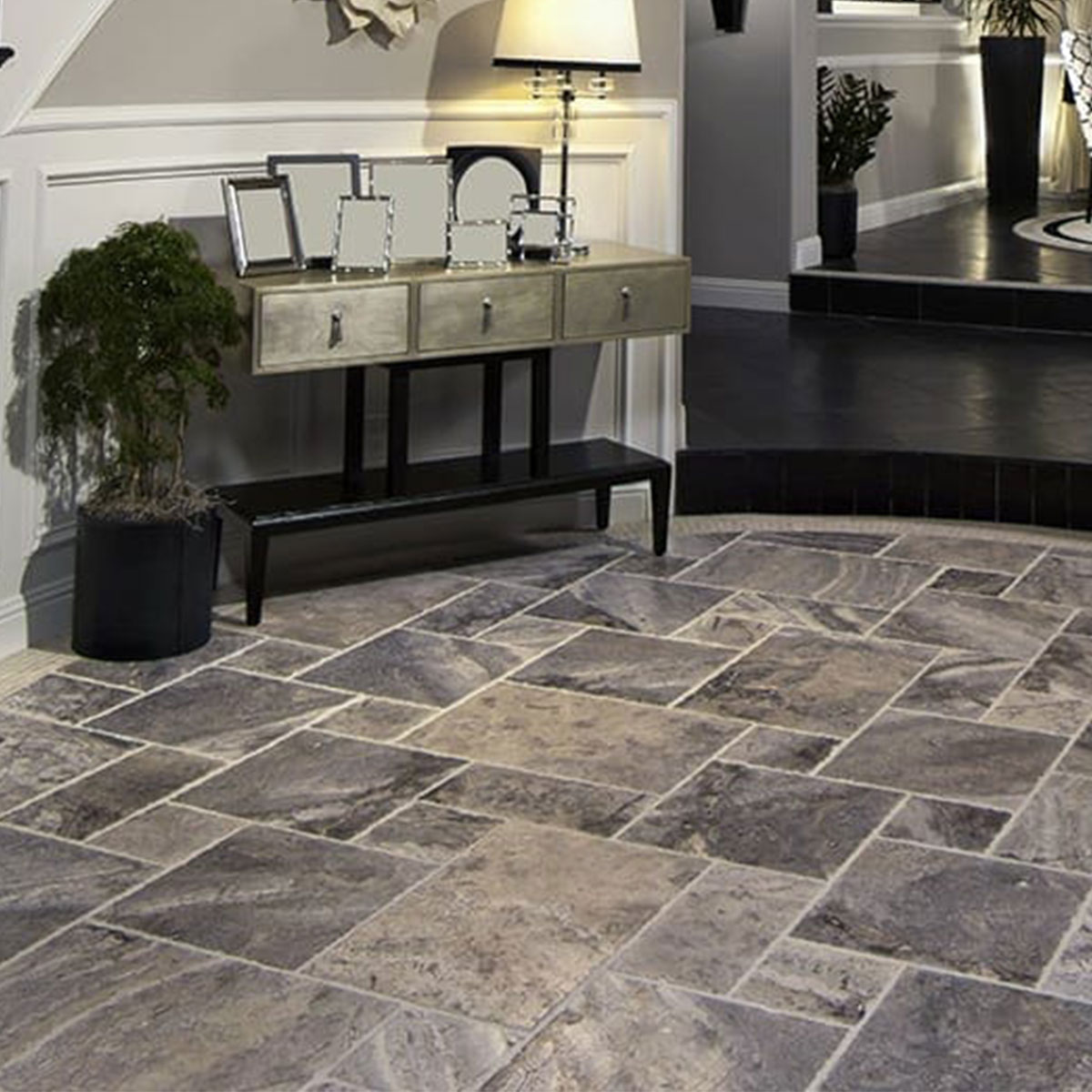 Silver Travertine Collection