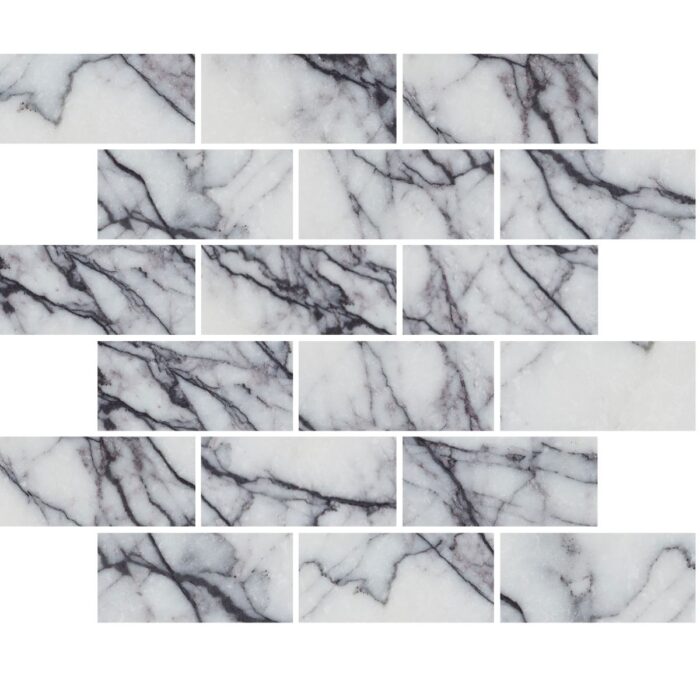 Lilac Marble Mosaic 5X10X1 cm – 2X4X3/8″