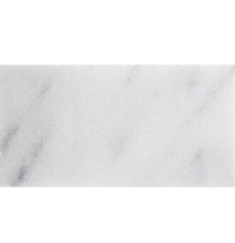 White Lux Marble Tiles 30,5X61X1 cm - 12X24X3/8"