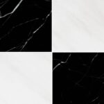 Dolomiti Blanc&Black Marble Tiles 20X20X1 cm – 8X8X3/8″
