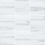 Dolomiti Blanc&Black Marble Tiles 10X10X1 cm – 4X4X3/8″