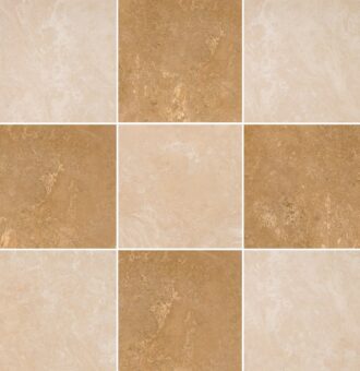 Antico&Walnut Travertine Tiles 10X10X1 cm - 4X4X3/8"