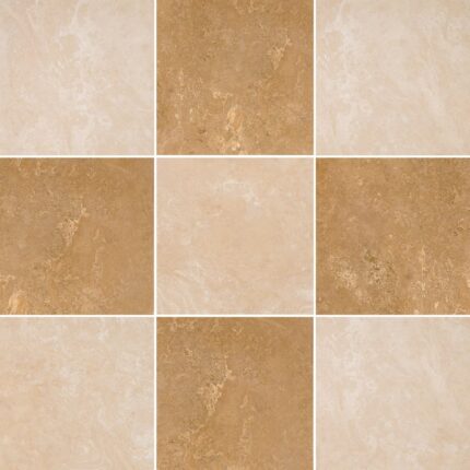 Antico&Walnut Travertine Tiles 10X10X1 cm - 4X4X3/8"